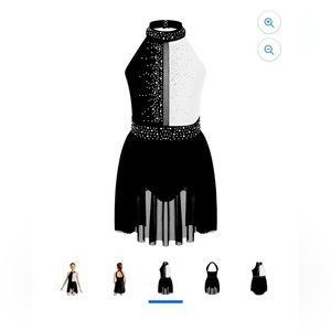 Black and White Jazz/Lyrical Costume